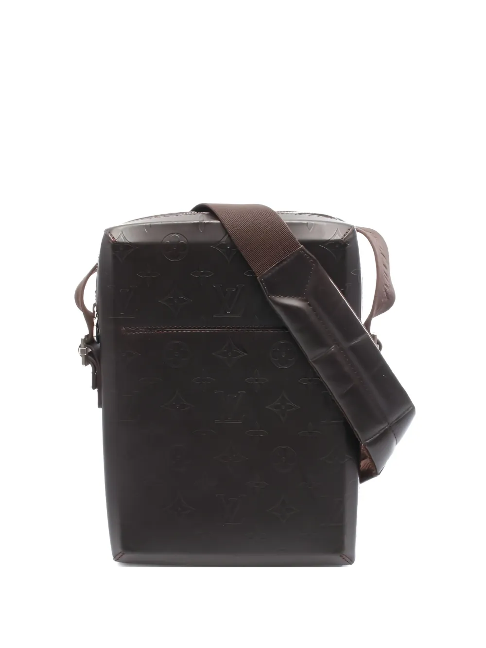 Louis Vuitton Pre-Owned 2001 monogram-pattern leather shoulder bag - Marrone