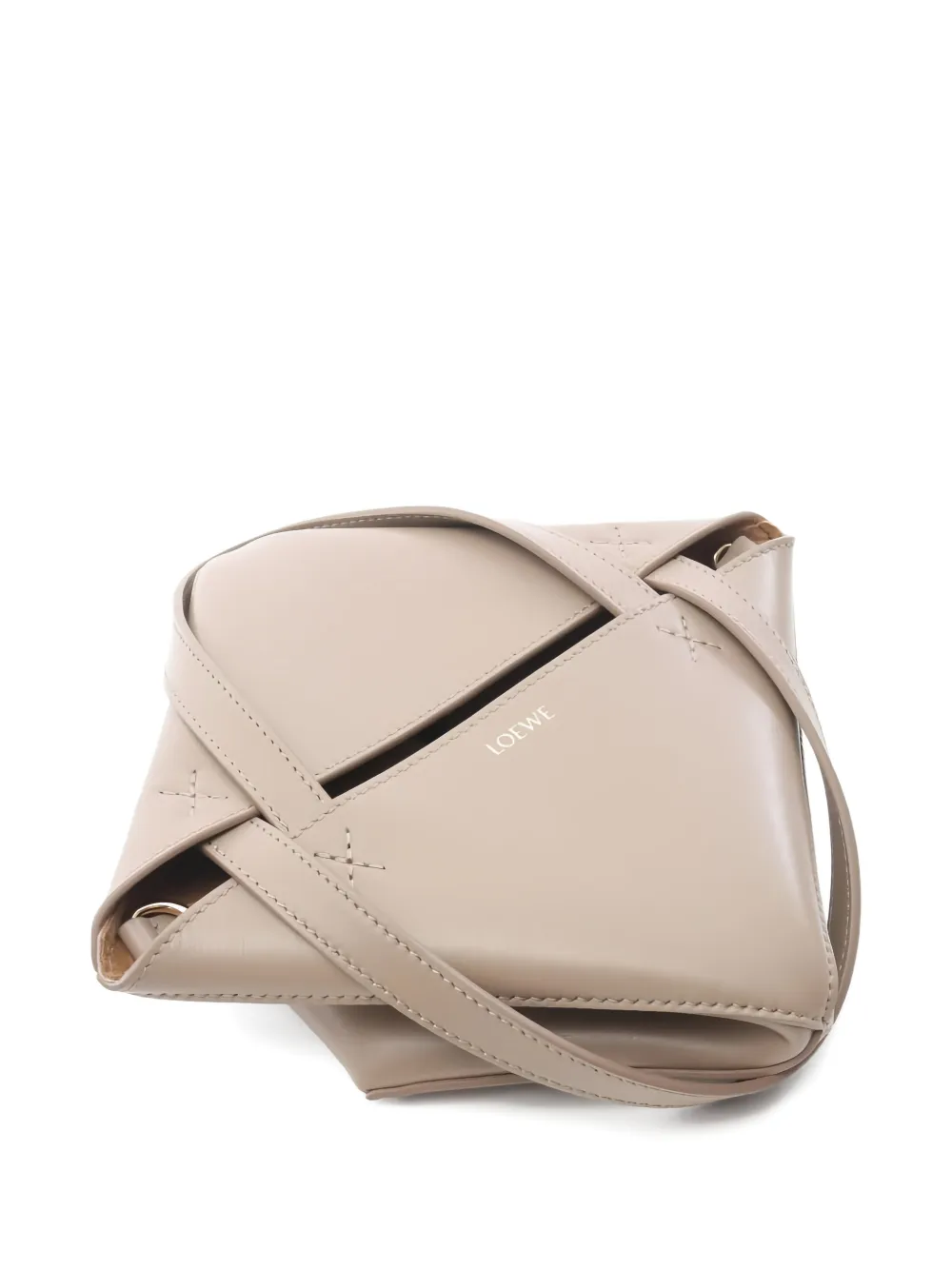 2020s Puzzle Leather Tote Bag