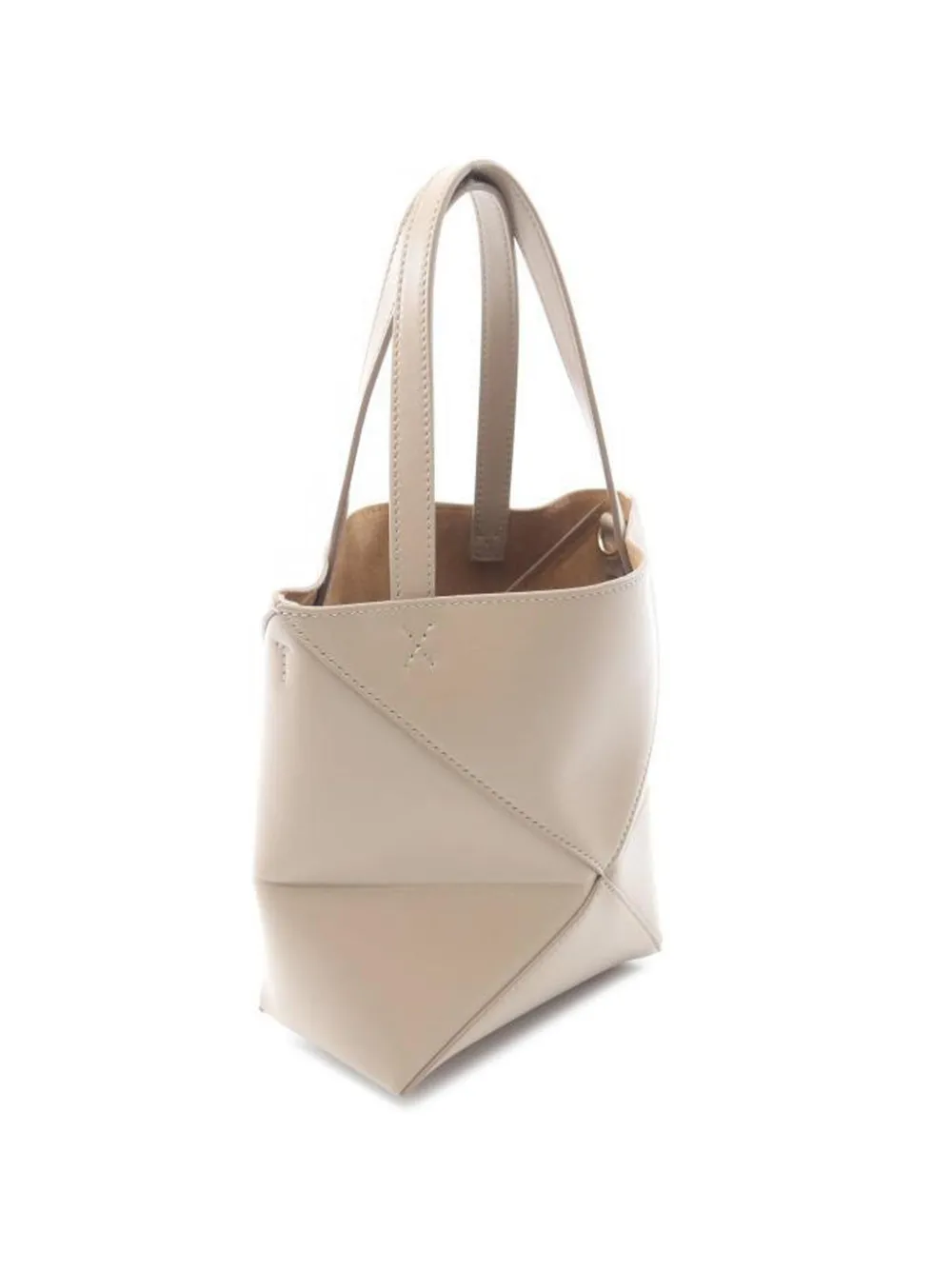2020s Puzzle Leather Tote Bag