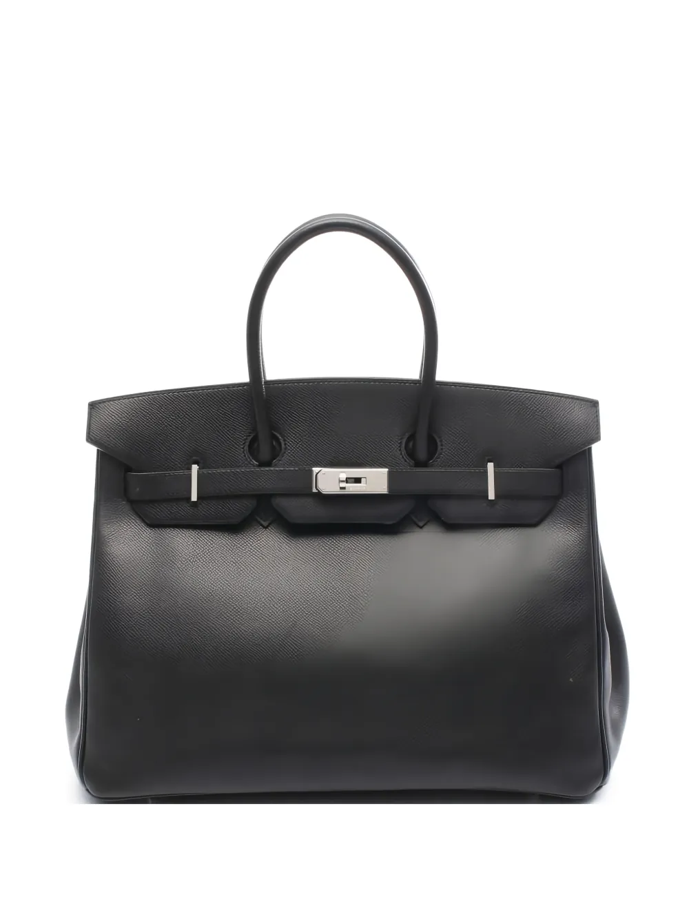 Hermès Pre-Owned 2007 Birkin 35 leather tote bag - Nero