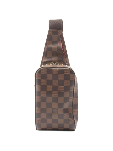 Louis Vuitton Pre-Owned Borsa a spalla in tela Damier Ebène 2005