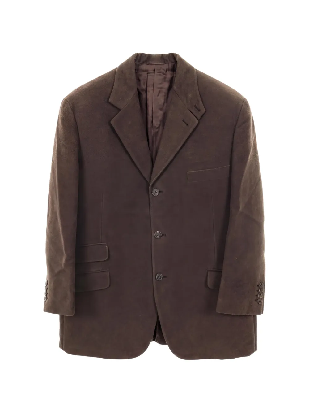 Hermès Pre-Owned Blazer monopetto - Marrone
