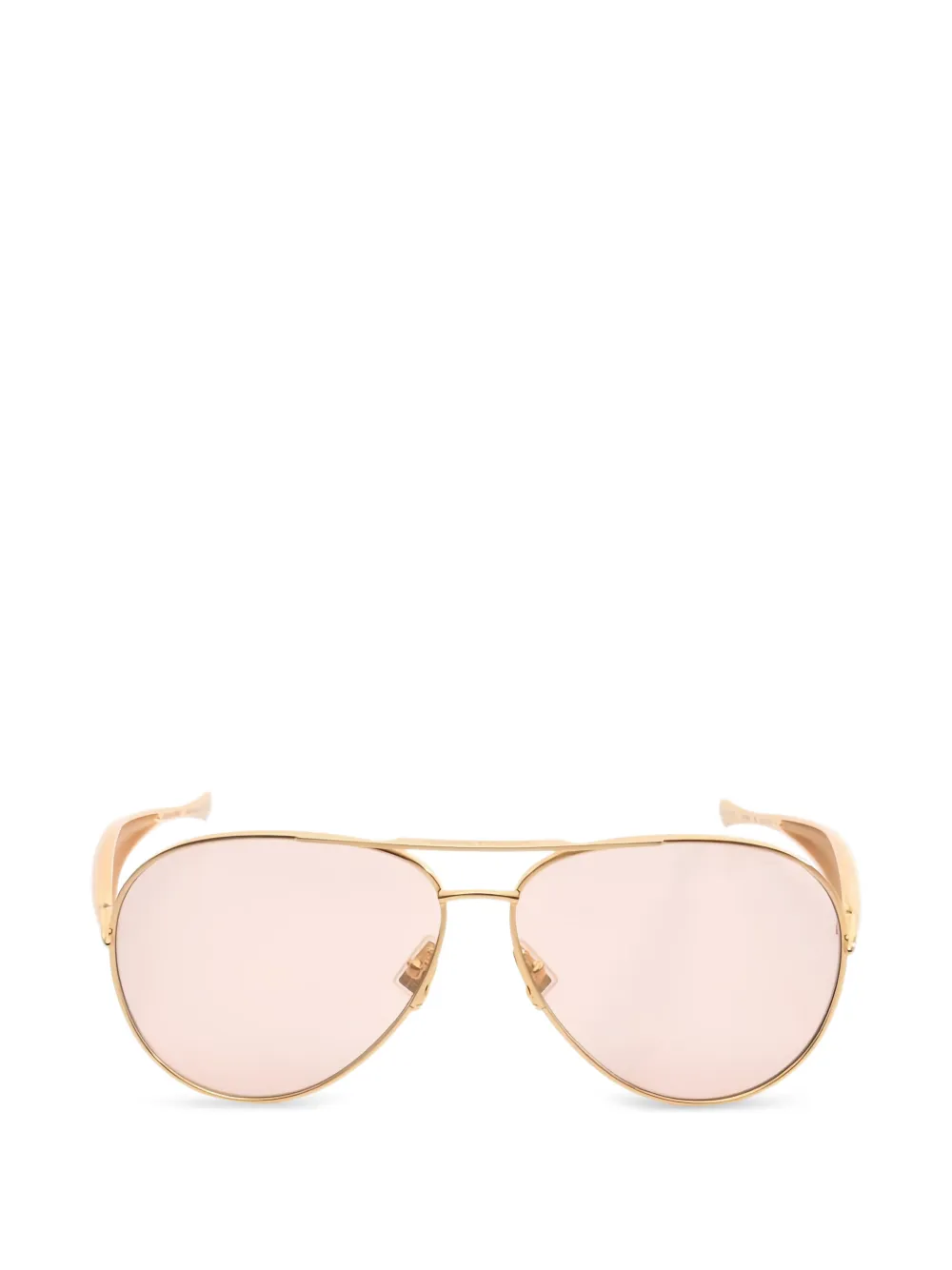 Bottega Veneta Pre-Owned 2010 pilot sunglasses - Oro