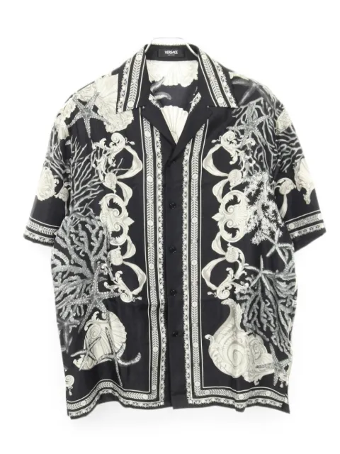 Versace Pre-Owned 2010s barocco sea-print shirt