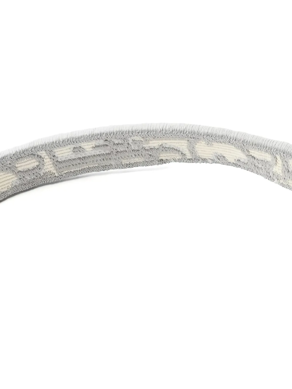2010s Oblique Jacquard Saddle Bag