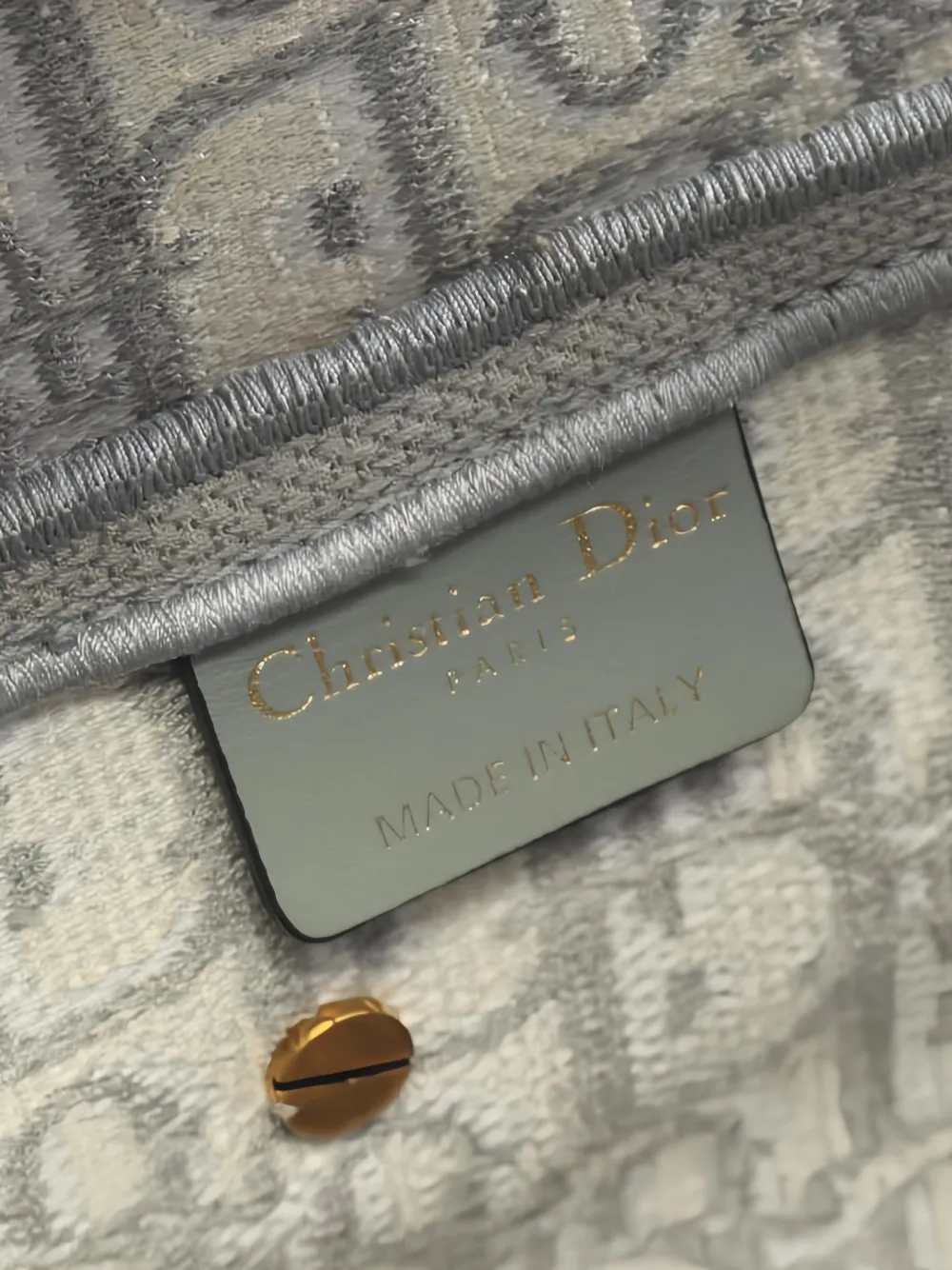 2010s Oblique Jacquard Saddle Bag