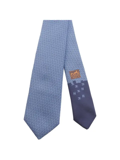 Hermès Pre-Owned geometrical tie