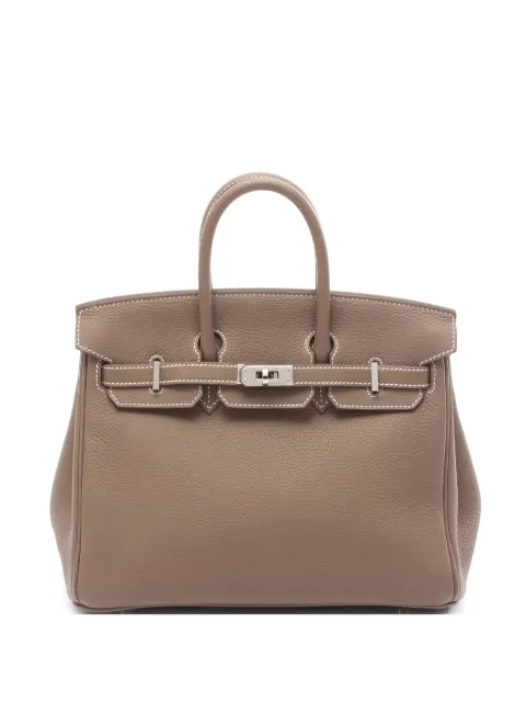 Hermès Pre-Owned 2023 25 Birkin leather tote bag