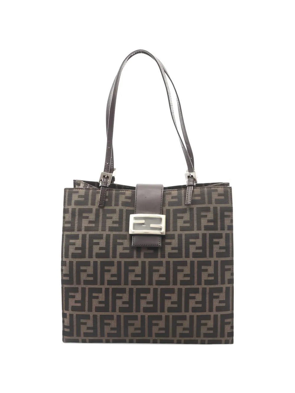 Fendi Pre-Owned 2000s monogram-pattern shoulder bag - Marrone