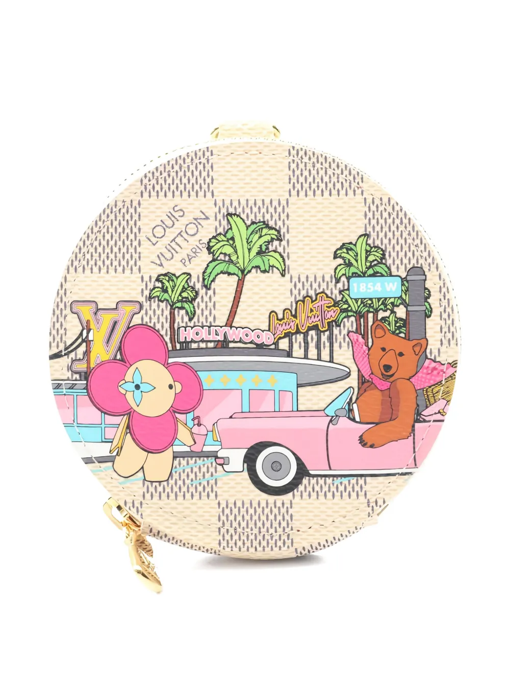 Louis Vuitton Pre-Owned 2021 Damier Azur Vivienne coin purse - Bianco