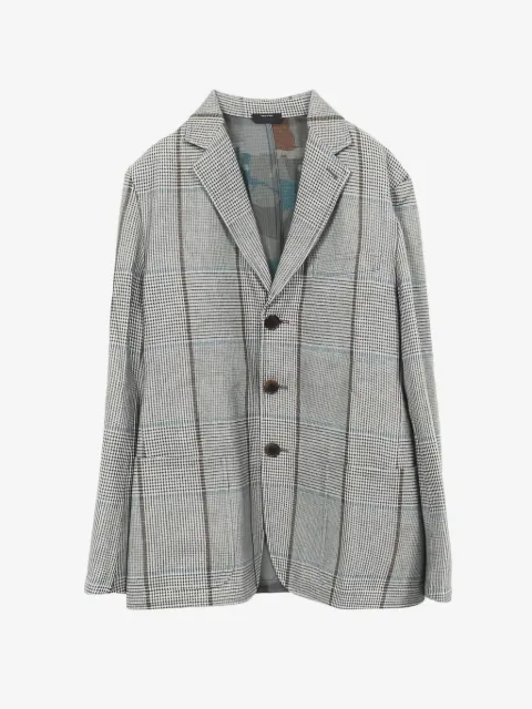 Hermès Pre-Owned blazer a cuadros 2010