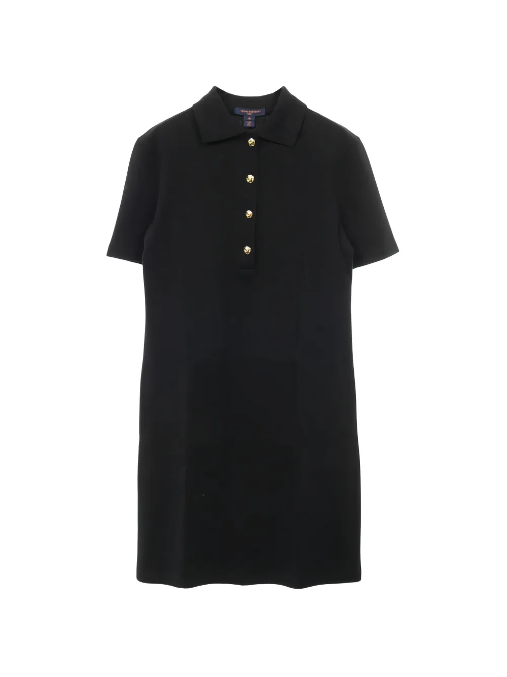 Louis Vuitton Pre-Owned 2010s piqué polo mini dress - Nero