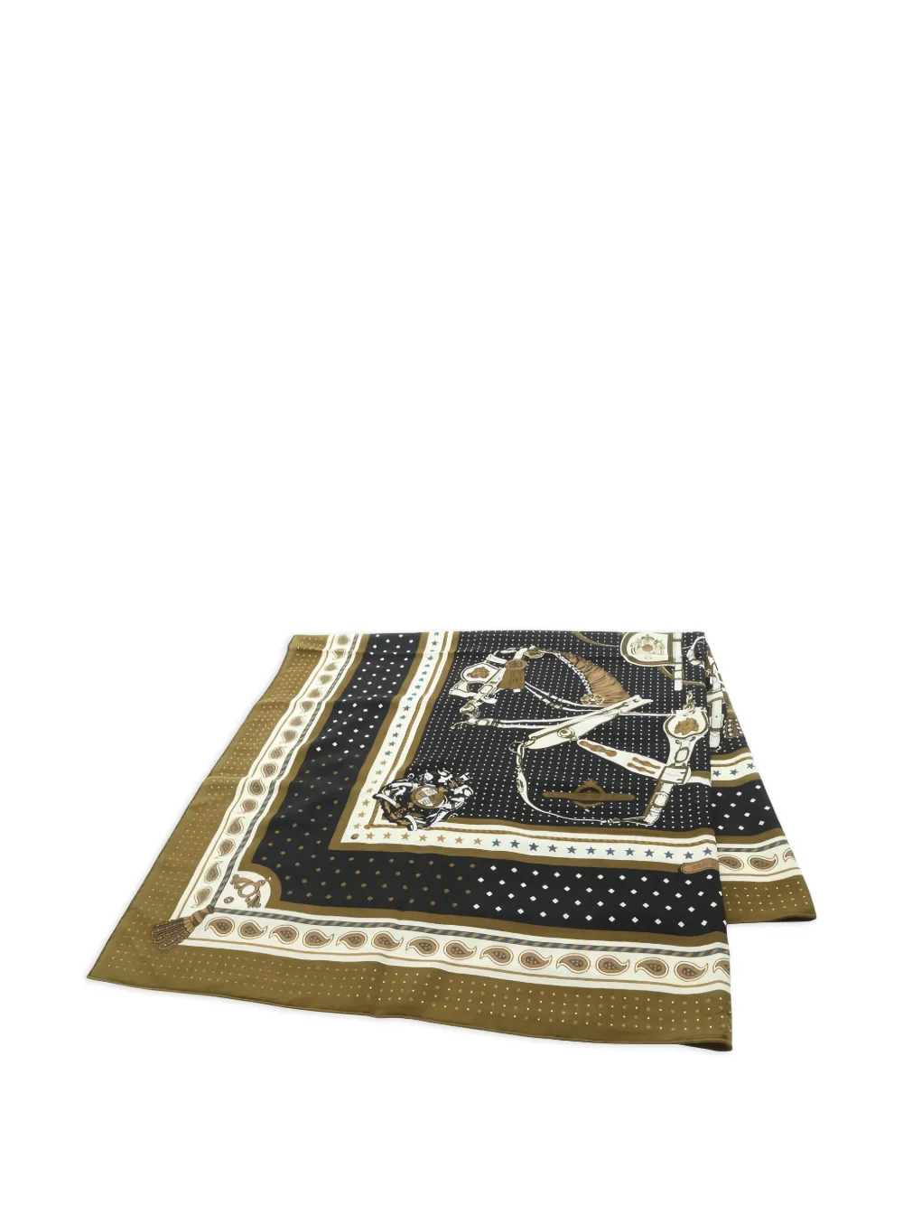 Hermès Pre-Owned 00s patterned scarf - Nero