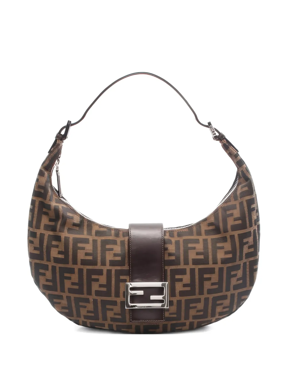 Fendi Pre-Owned monogram-pattern shoulder bag - Brown