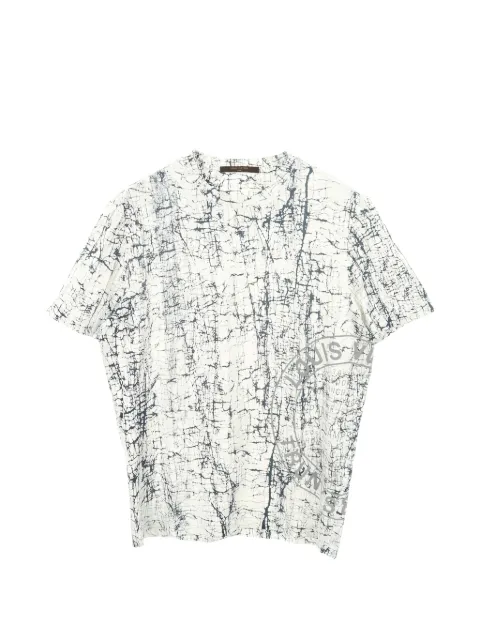 Louis Vuitton Pre-Owned 2000s cotton pattern crew neck t-shirt
