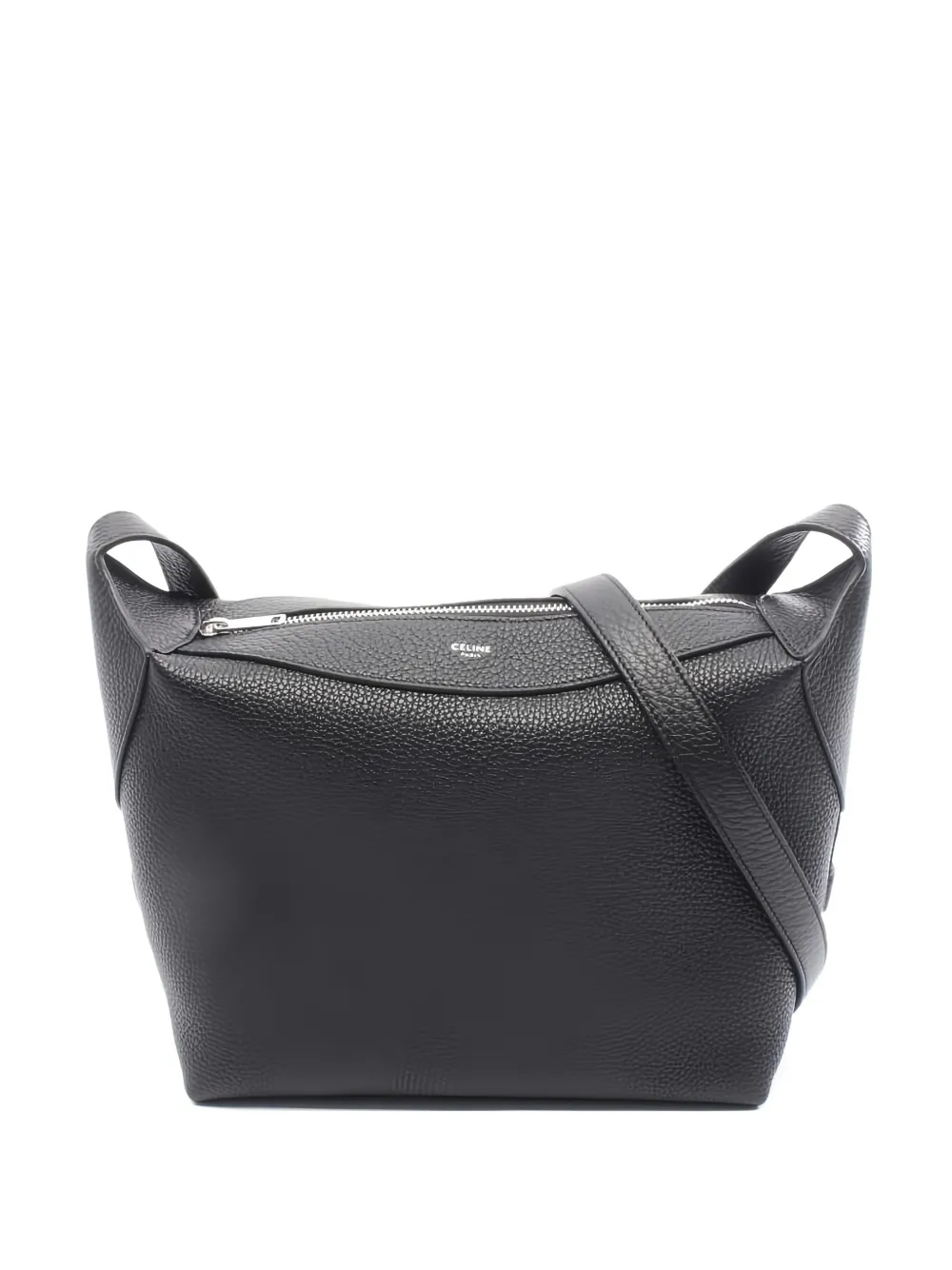 Celine Pre-Owned 2020s Harry leather shoulder bag - Nero