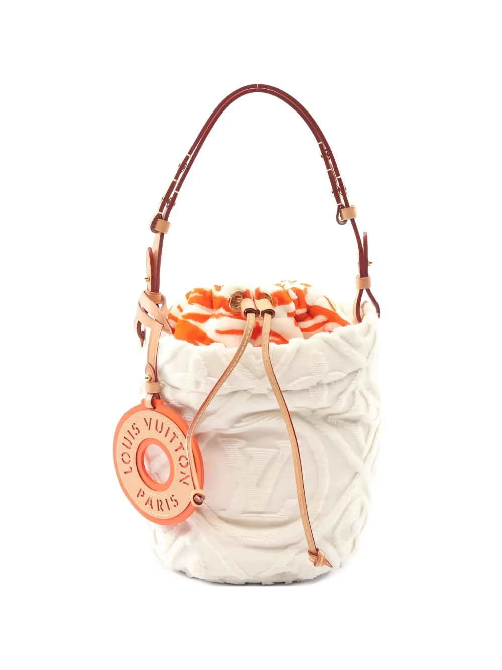 Louis Vuitton Pre-Owned 2021 LV Vacation by the Pool bucket bag - Bianco
