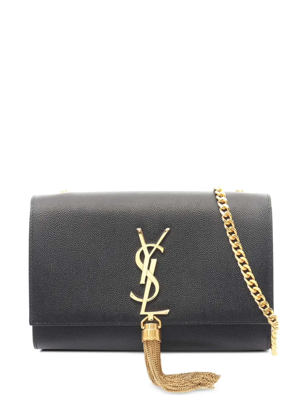 Saint Laurent Pre-Owned 2020s Kate chain leather shoulder bag - Nero