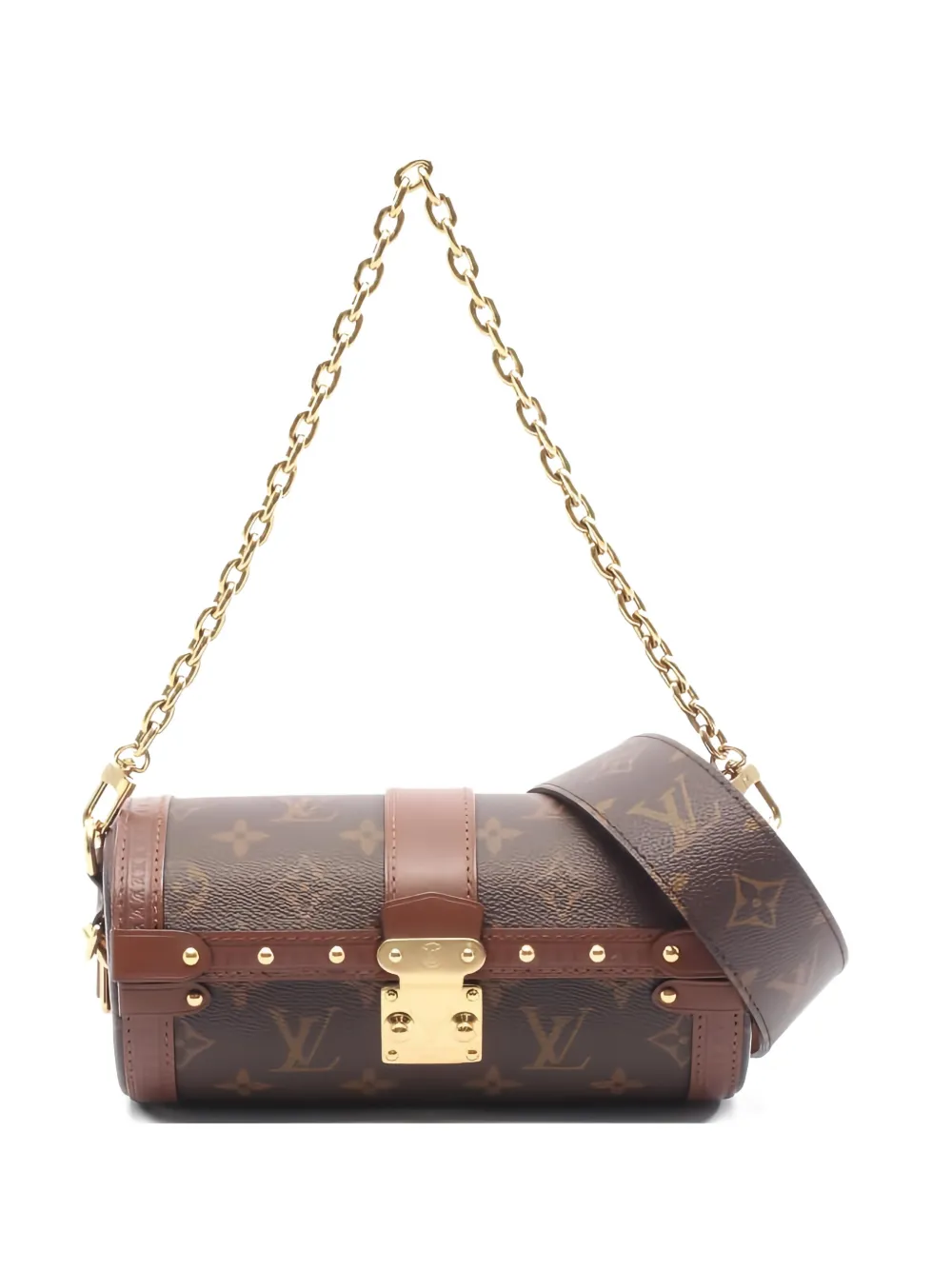 Louis Vuitton Pre-Owned 2010s Papillon Trunk Monogram chain tote bag - Marrone