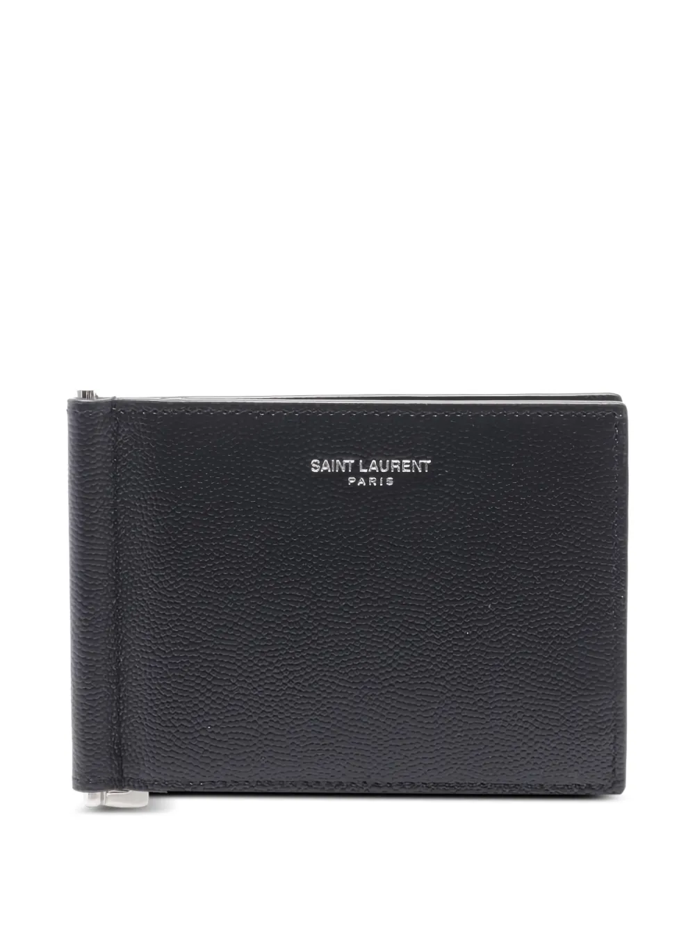 Saint Laurent Pre-Owned 2020s leather bill-clip wallet - Nero