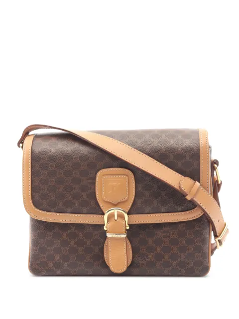 Celine Pre-Owned 2000s Macadam leather shoulder bag