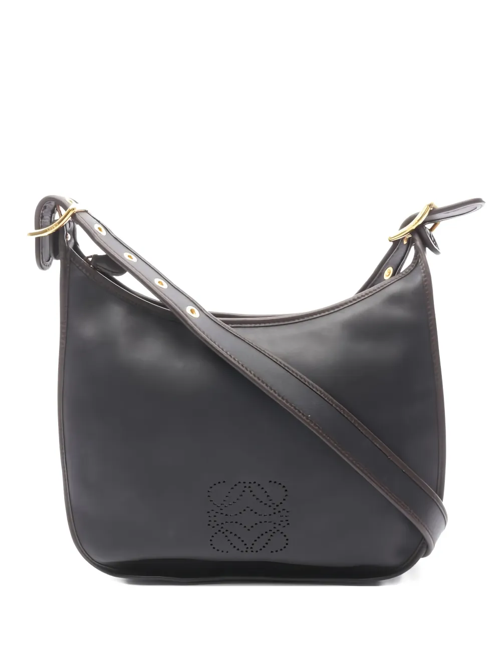 Loewe Pre-Owned 2000s Sofia Anagram leather shoulder bag - Marrone