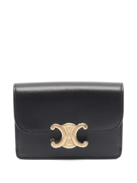 Celine Pre-Owned portefeuille Triomphe en cuir (années 2020)