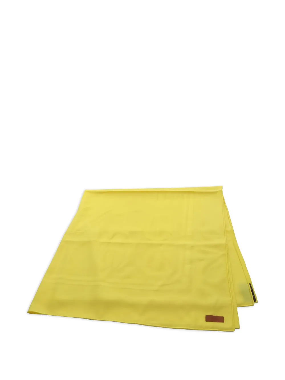 Hermès Pre-Owned 2010s Carré 115 Modern Buckle scarf - Giallo