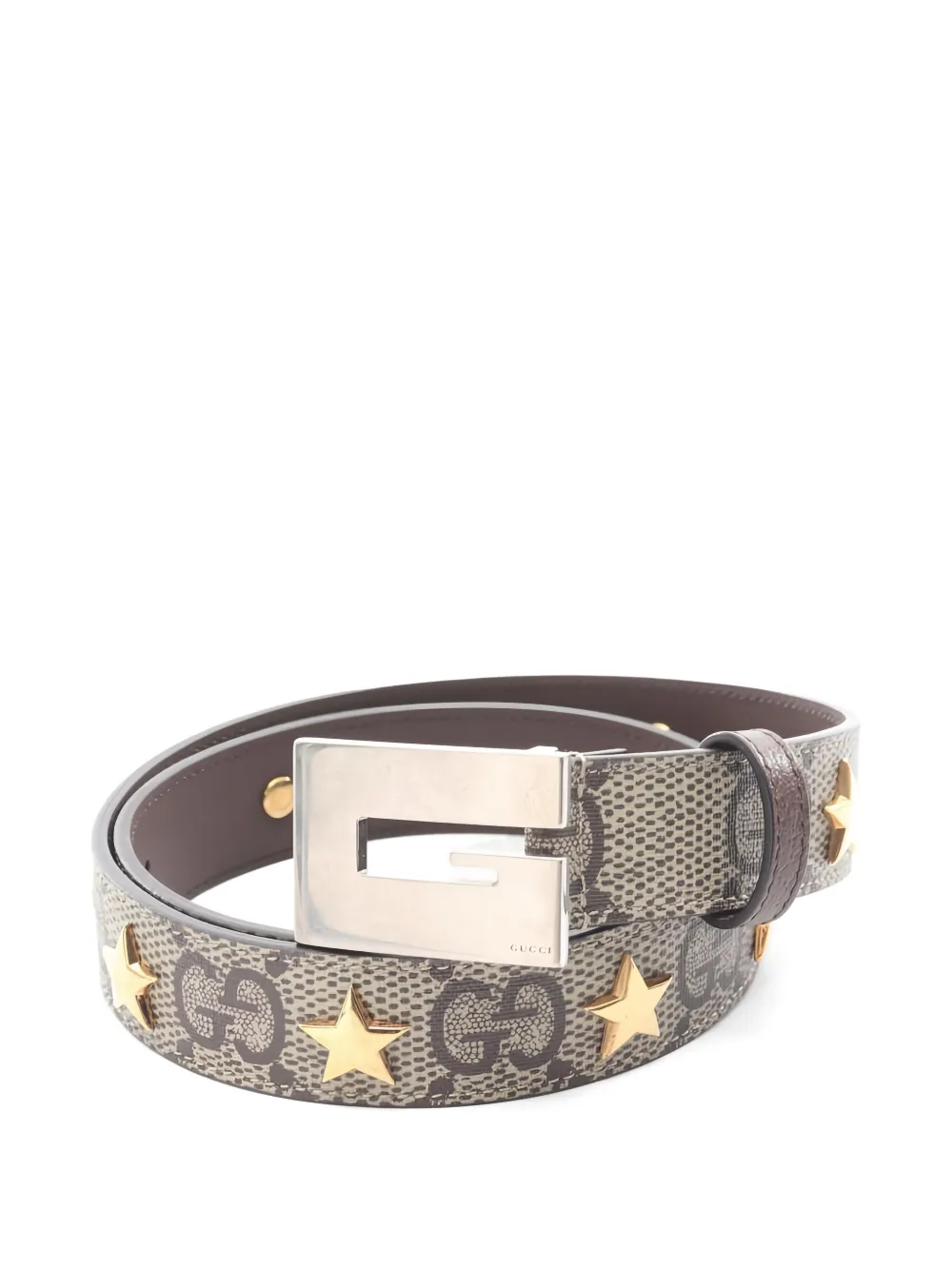 Gucci Pre-Owned 10s star-embellished belt - Toni neutri