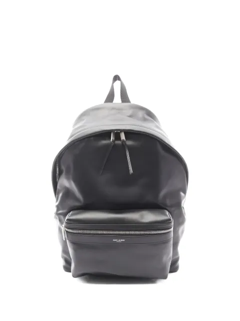 Saint Laurent Pre-Owned 2020s City leather backpack