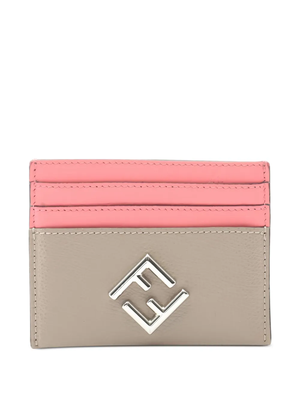 Fendi Pre-Owned 2000s FF Diamonds cardholder - Toni neutri