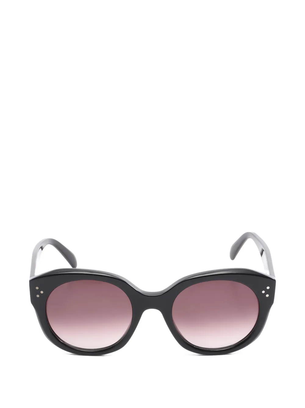 Celine Pre-Owned 2010s round-frame sunglasses - Nero