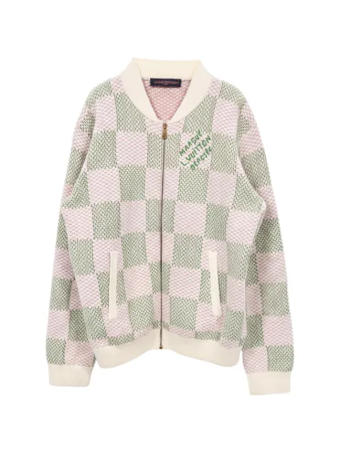 Louis Vuitton Pre-Owned 2010s jacquard zip-up bomber jacket