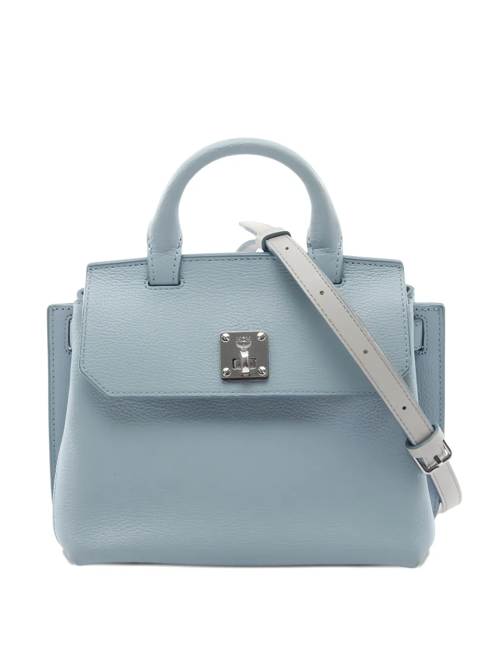MCM Pre-Owned 1910s leather 2way handbag - Blu