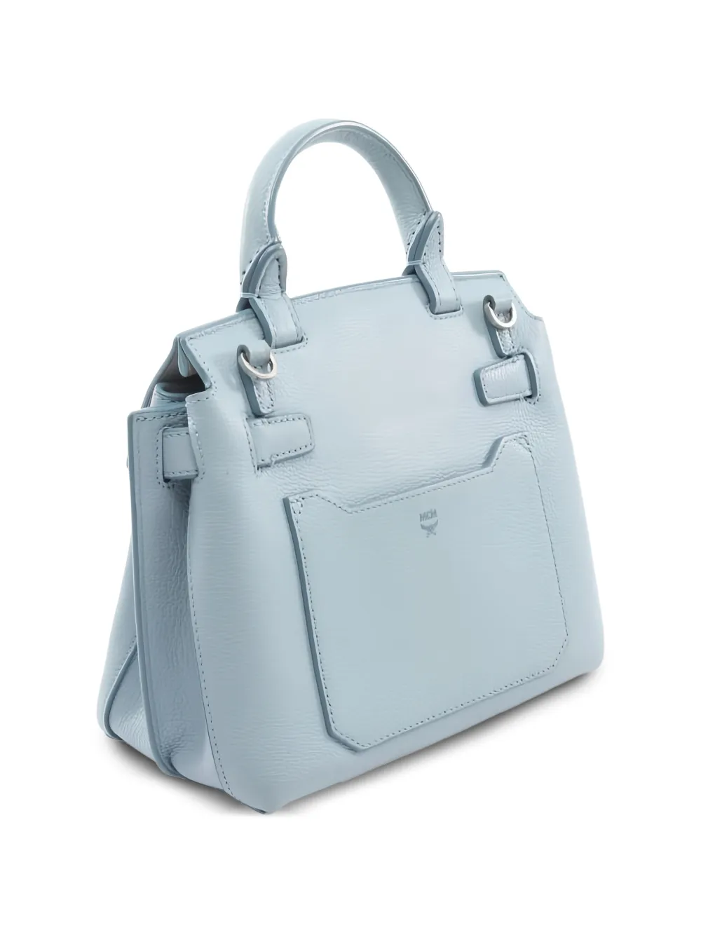  Mcm Pre-owned 1910s Leather 2way Handbag - Blue 