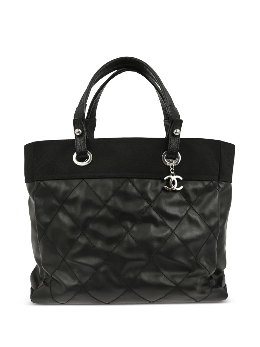 CHANEL Pre-Owned Borsa tote Paris Biarritz MM trapuntata 2013 - Nero