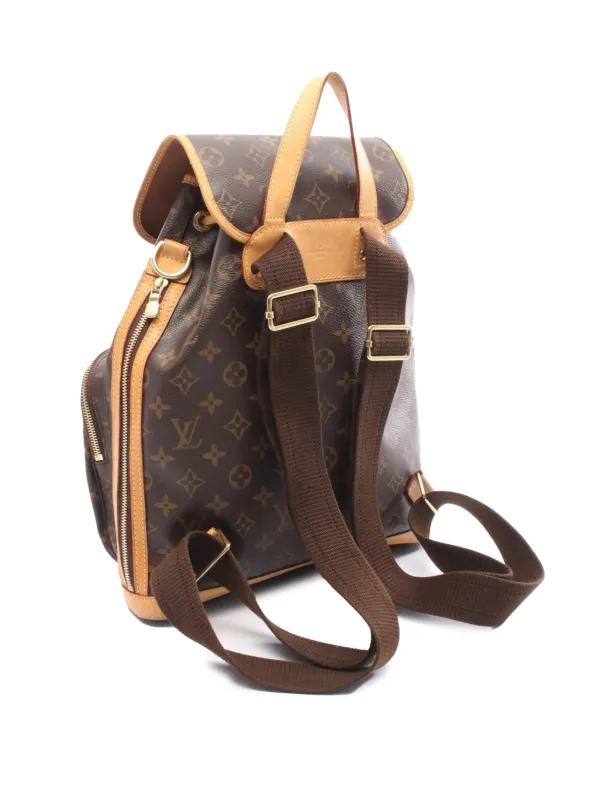 louis vuitton backpack 2014 Louis Vuitton Pre-Owned 2014 Monogram Sac a Dos Bosphore Backpack | Brown