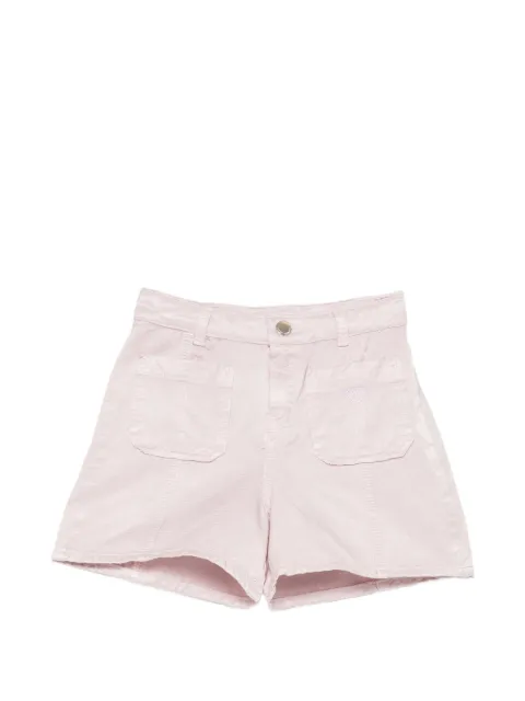 Emporio Armani Kids shorts con logo bordado y bolsillo de parche