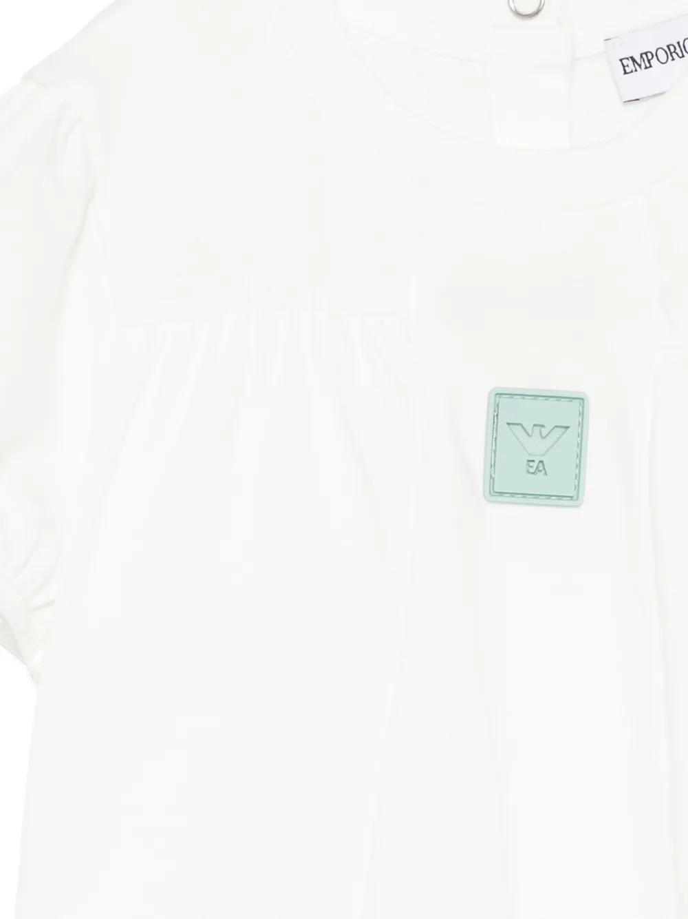 Emporio Armani Kids T-shirt met logopatch Wit