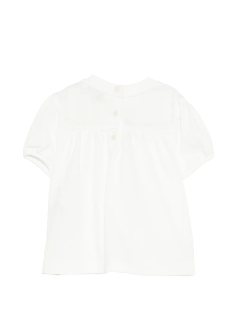 Emporio Armani Kids T-shirt met logopatch Wit