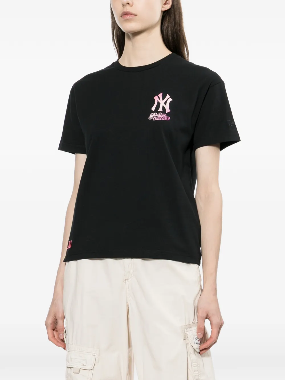  New Era Cap Ny Yankees T-shirt - Black 