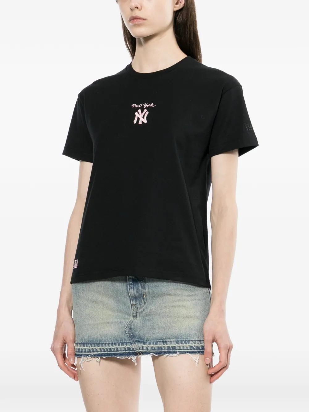  New Era Cap Ny Yankees T-shirt - Black 