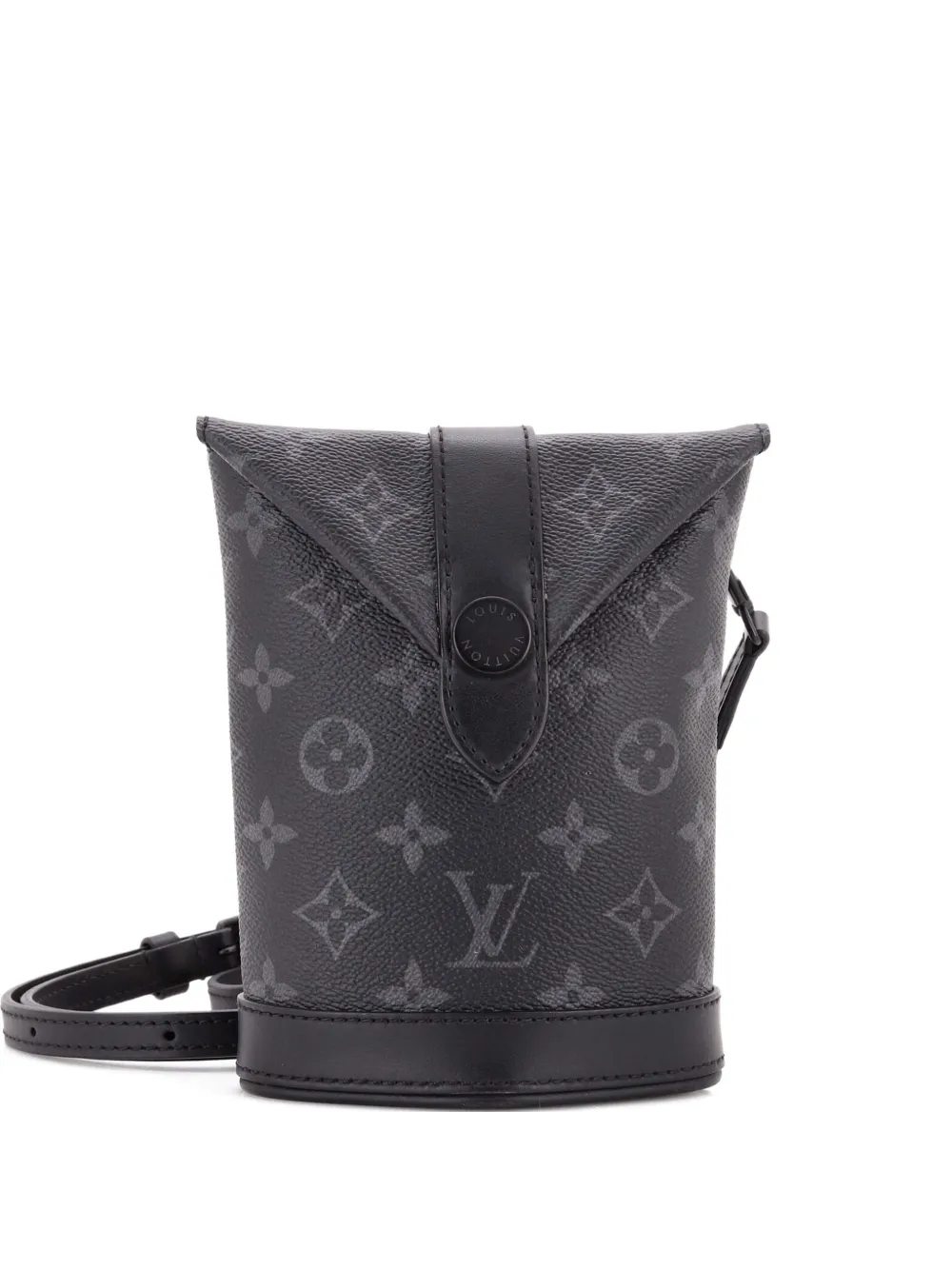 Louis Vuitton Pre-Owned Envelope Pouch Monogram Eclipse Canvas shoulder bag - Nero