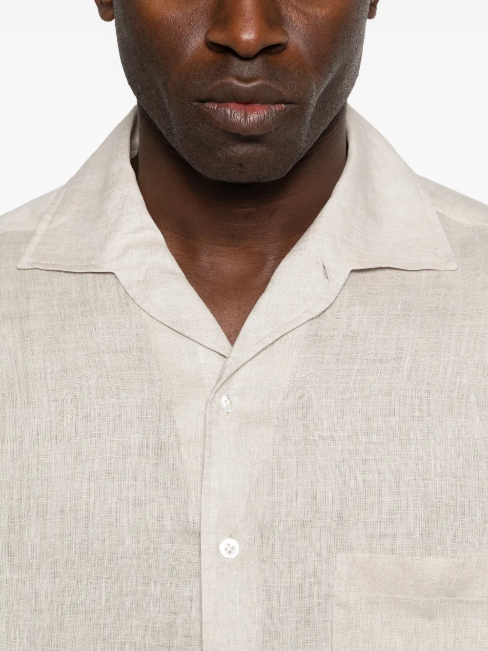 Lardini Poloshirt met zak Beige
