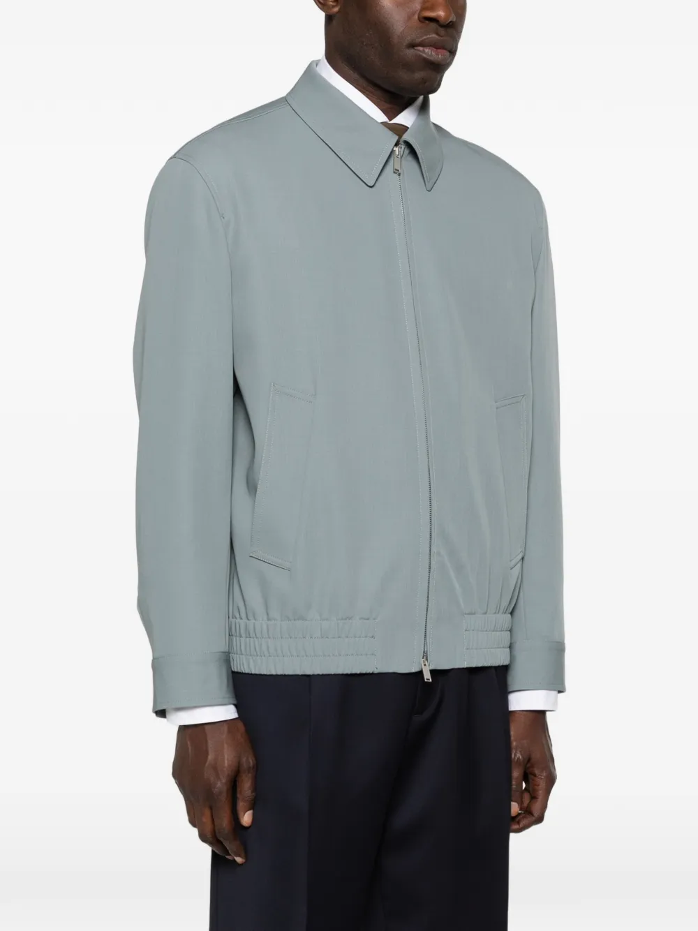 Lardini Aiden jack met rits Blauw