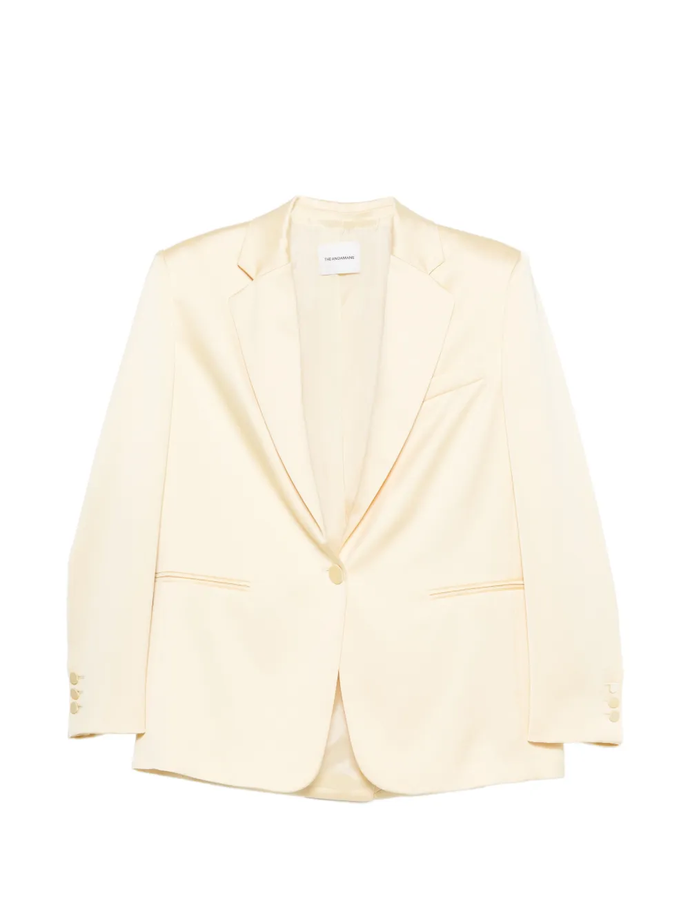 THE ANDAMANE single-breasted blazer - Giallo