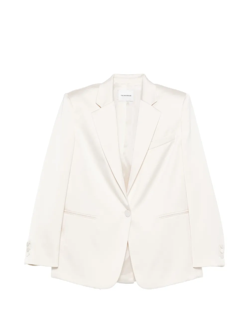 THE ANDAMANE single-breasted blazer - Bianco