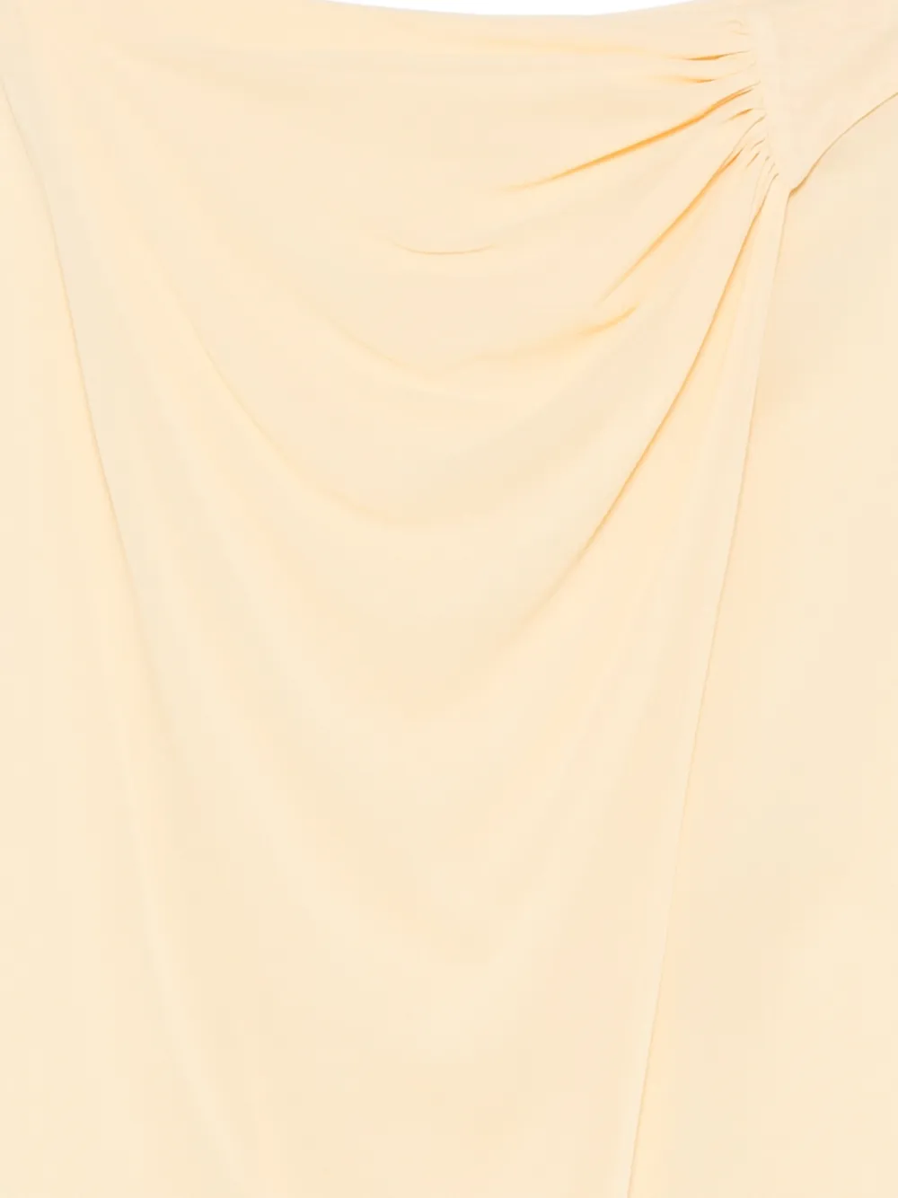  The Andamane Phoebe Draped Midi Skirt - Yellow 