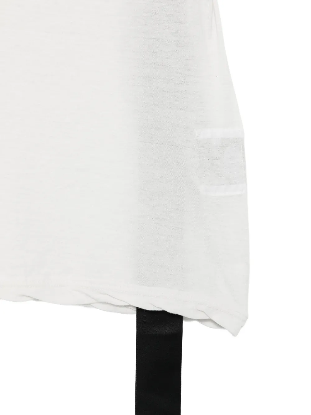 Rick Owens DRKSHDW T-shirt met lintdetail Beige