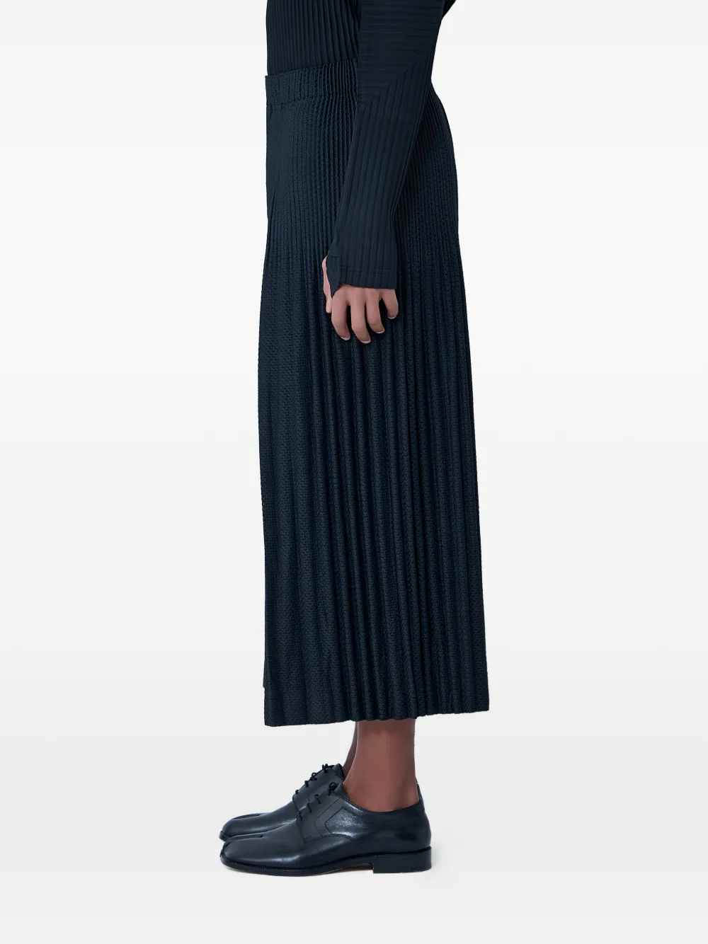 Homme Plissé Issey Miyake Plooibroek met elastische taille Zwart